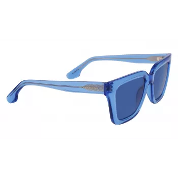 Victoria Beckham VB644S-320 Gafas de sol de mujer, montura de acetato Dark Havana, lente degradada marrón, 53 mm