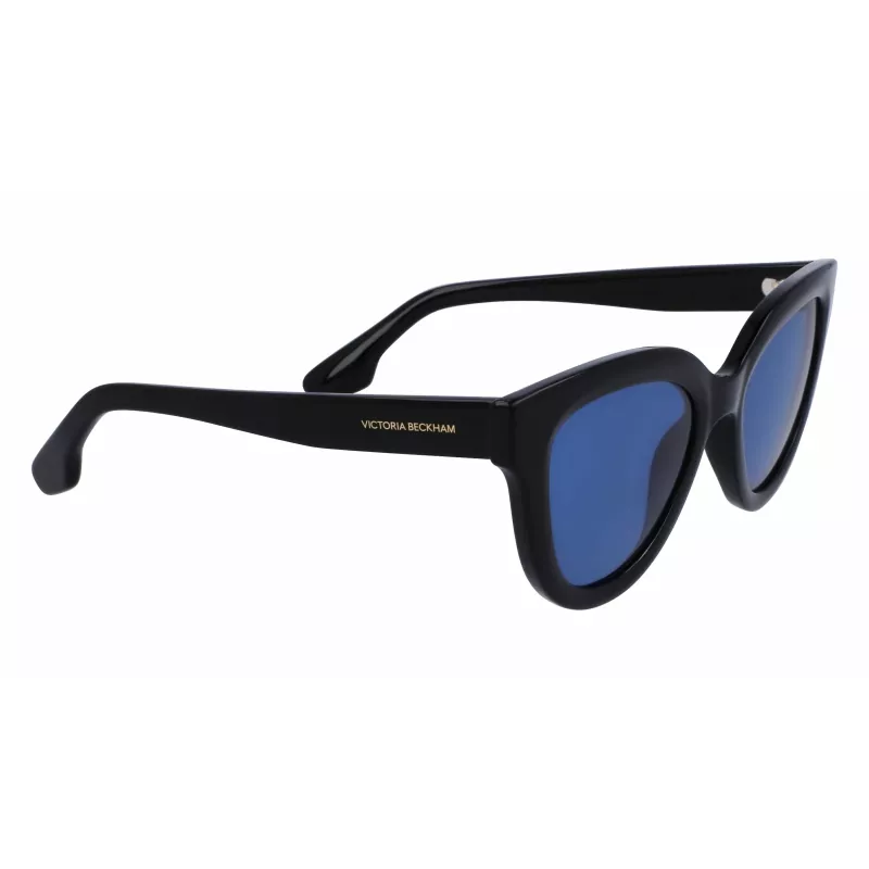 Victoria Beckham VB649S-001 Gafas de sol de mujer - Montura de acetato negra, lentes de policarbonato grises, 52 mm