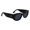 Victoria Beckham VB654S5022001 Mujer Gafas de sol - Montura negra, lentes grises, 50 mm
