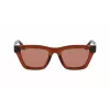 Victoria Beckham VB656S-203 Mujer Gafas de sol - Montura de acetato Havana marrón con lentes degradadas marrones - 52 mm