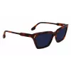 Victoria Beckham VB661S-215 Gafas de sol de mujer cuadradas de acetato Havana Marrón Degradado 57mm