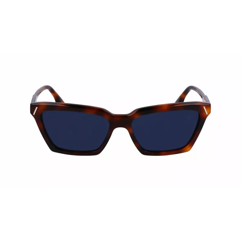 Victoria Beckham VB661S-215 Gafas de sol de mujer cuadradas de acetato Havana Marrón Degradado 57mm