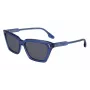 Victoria Beckham VB661S5716414 Gafas de sol de mujer - Montura acetato Havana, lentes marrón degradado, 57 mm