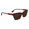 Victoria Beckham VB661S5716610 Gafas de sol de mujer cuadradas de acetato - Red Havana 57mm