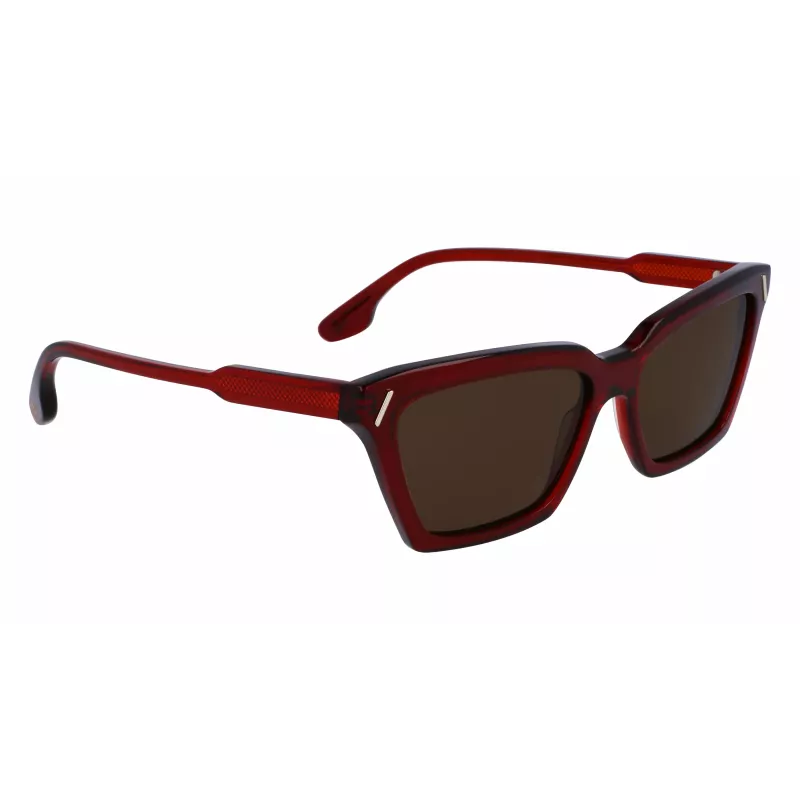 Victoria Beckham VB661S5716610 Gafas de sol de mujer cuadradas de acetato - Red Havana 57mm