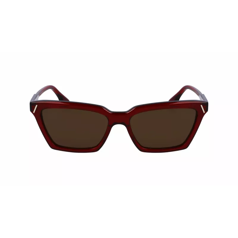 Victoria Beckham VB661S5716610 Gafas de sol de mujer cuadradas de acetato - Red Havana 57mm