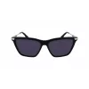 Victoria Beckham Gafas de sol mujer VB663S-001 - montura de acetato negra, lentes de policarbonato grises, 57/15/140 mm