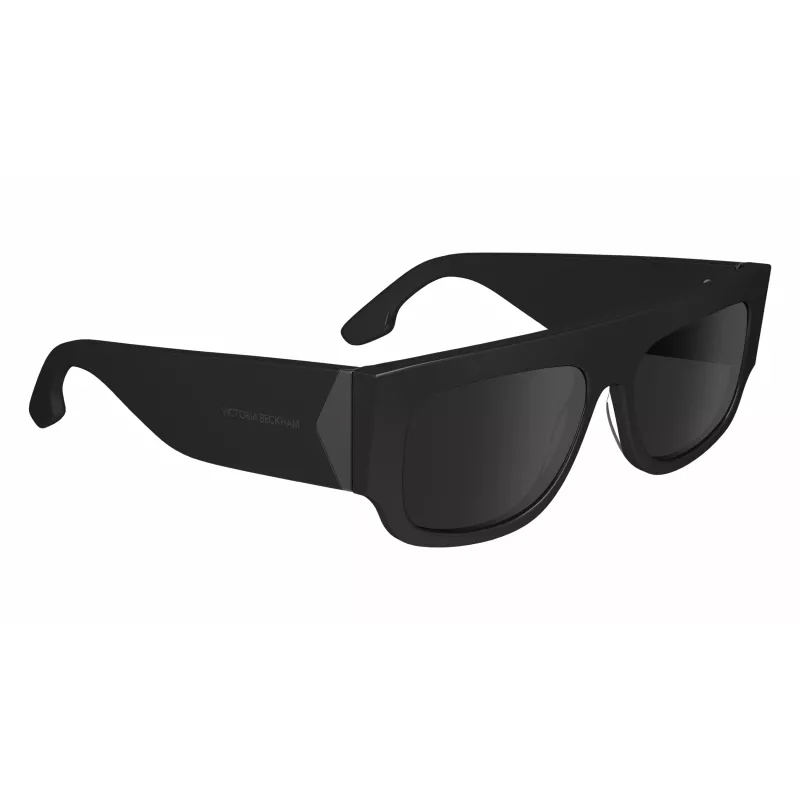 Victoria Beckham Gafas de sol mujer VB666S5516001 - Montura de acetato negra, lentes de policarbonato negras, 55/16/145 mm