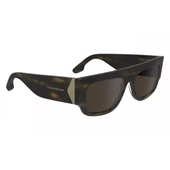Victoria Beckham VB666S5516321 Gafas de sol de mujer cuadradas oversize Havana marrón degradado 55mm