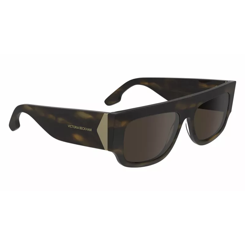 Victoria Beckham VB666S5516321 Gafas de sol de mujer cuadradas oversize Havana marrón degradado 55mm