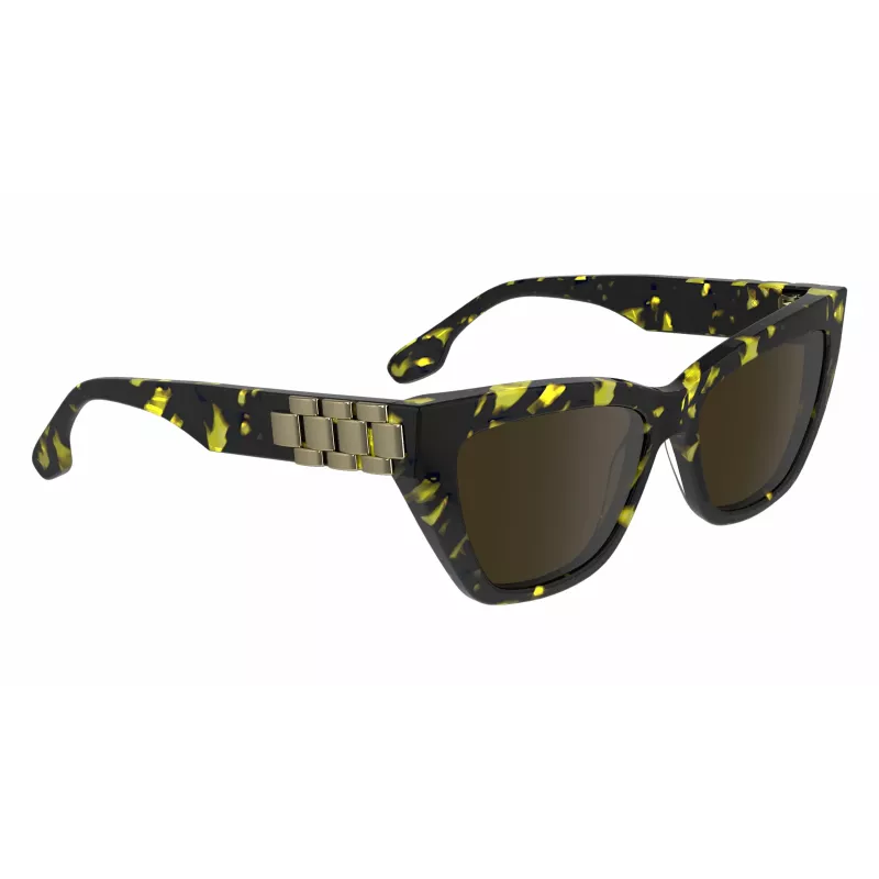 Victoria Beckham VB668S5516012 Gafas de sol mujer cuadradas negras acetato lentes grises 55/16/145 mm