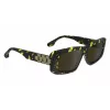 Victoria Beckham VB669S5513012 Gafas de sol cuadradas de acetato para mujer - Negro/gris - 55/13/145 mm