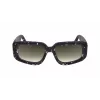 Victoria Beckham VB670S-010 Gafas de sol de mujer cuadradas oversize acetato negro lente gris 54mm