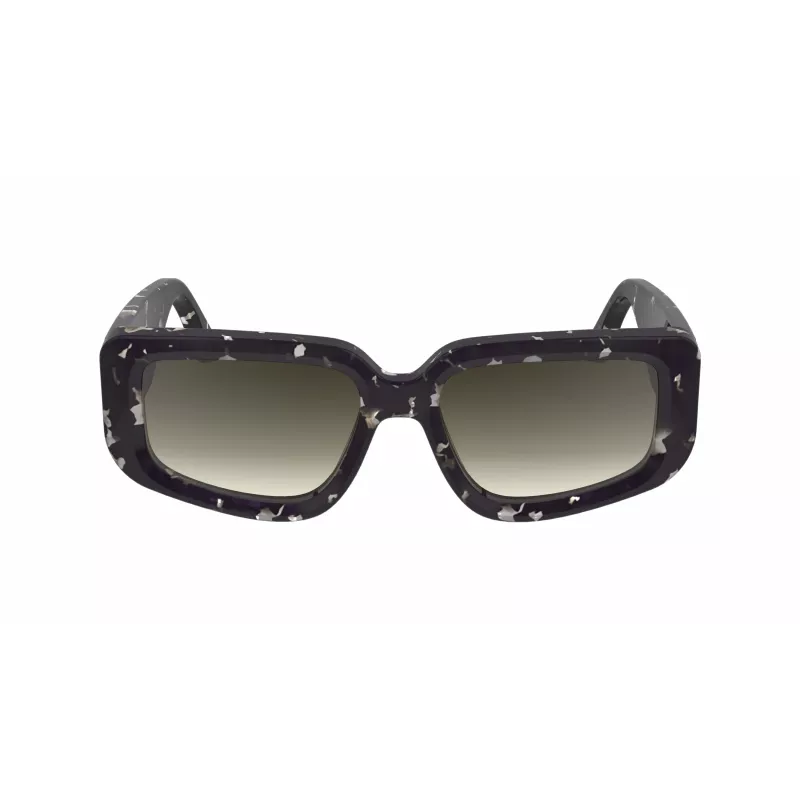 Victoria Beckham VB670S-010 Gafas de sol de mujer cuadradas oversize acetato negro lente gris 54mm