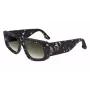 Victoria Beckham VB670S-010 Gafas de sol de mujer cuadradas oversize acetato negro lente gris 54mm