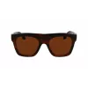 Gafas de sol de mujer Victoria Beckham VB675S5220227 cuadradas oversize, Dark Havana, lentes degradadas grises, 52 mm