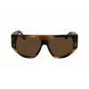 Victoria Beckham VB676S Gafas de sol para mujer - Montura de acetato Havana marrón con lentes marrón degradado - 55/14/145 mm