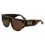 Victoria Beckham VB676S Gafas de sol para mujer - Montura de acetato Havana marrón con lentes marrón degradado - 55/14/145 mm