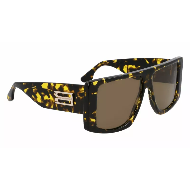 Victoria Beckham VB678S5713012 Gafas de sol mujer - Montura negra, lentes degradadas gris oscuro - 57/13/145 mm