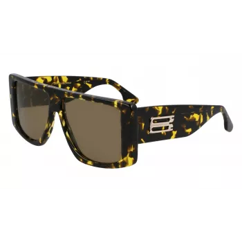 Victoria Beckham VB678S5713012 Gafas de sol mujer - Montura negra, lentes degradadas gris oscuro - 57/13/145 mm