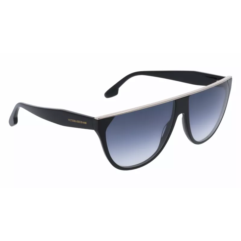 Gafas de sol de mujer Victoria Beckham VB682S acetato negro lentes grises 61mm