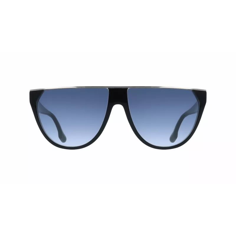 Gafas de sol de mujer Victoria Beckham VB682S acetato negro lentes grises 61mm