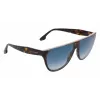 Victoria Beckham VB682S6113234 Gafas de sol de mujer cuadradas oversize Havana marrón degradado