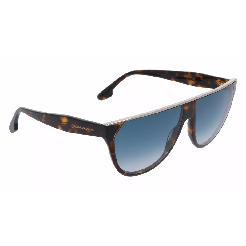 Victoria Beckham VB682S6113234 Gafas de sol de mujer cuadradas oversize Havana marrón degradado
