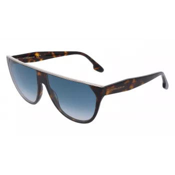 Victoria Beckham VB682S6113234 Gafas de sol de mujer cuadradas oversize Havana marrón degradado