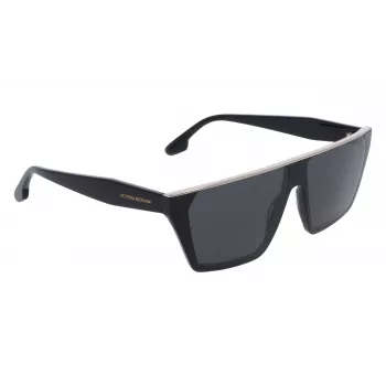 Victoria Beckham Gafas de sol de mujer VB683S5812001 - Montura de acetato negra, lentes grises, 58 mm