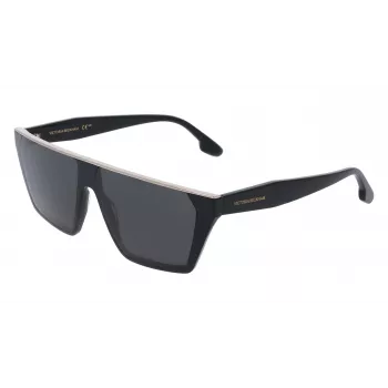 Victoria Beckham Gafas de sol de mujer VB683S5812001 - Montura de acetato negra, lentes grises, 58 mm