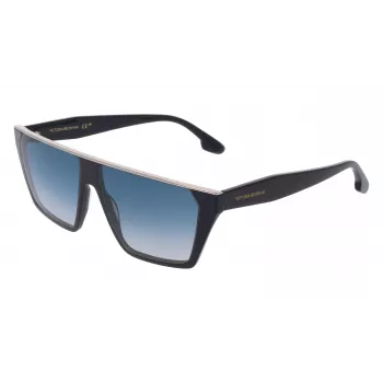 Victoria Beckham VB683S5812415 Gafas de sol para mujer - montura de acetato Havana, lentes degradadas marrones, 58 mm