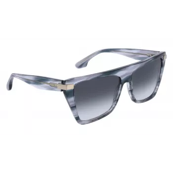 Victoria Beckham VB684S 5715035 Gafas de sol para mujer, cuadradas, Havana marrón degradado, 57 mm