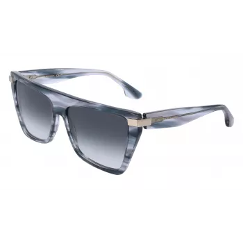 Victoria Beckham VB684S 5715035 Gafas de sol para mujer, cuadradas, Havana marrón degradado, 57 mm