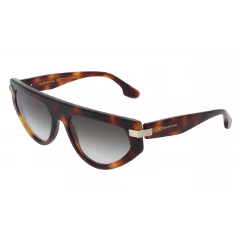 Victoria Beckham VB685S5618215 Gafas de sol mujer cuadradas de acetato Havana brown gradient 56/18/140