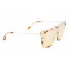 Victoria Beckham Gafas de sol ojo de gato para mujer VB650S5319222 Havana acetato marrón lente degradado 53 mm