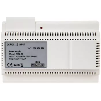 VIDOS 2IP P112-32 Fuente de alimentación 24V 2A para carril DIN