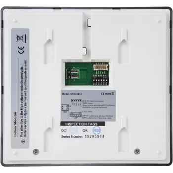 VIDOS DUO M1023B-2 Monitor videoportero TFT-LCD de 7 pulgadas, negro