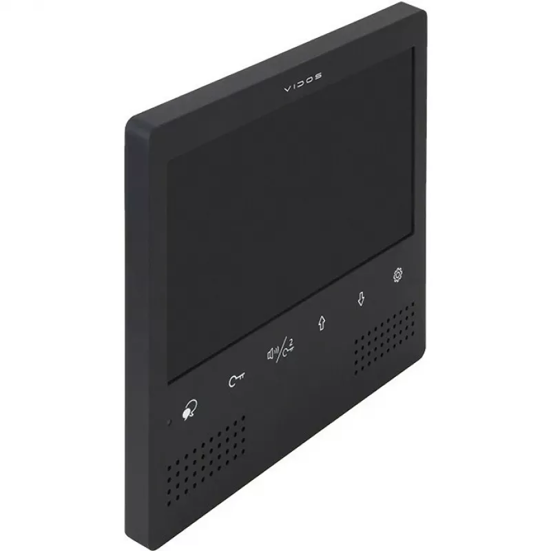 VIDOS DUO M1023B-2 Monitor videoportero TFT-LCD de 7 pulgadas, negro