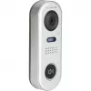 VIDOS DUO S1001 placa de puerta – Full HD 1080p, 2 hilos, IP65, plata/gris