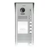 VIDOS Duo S1104A Placa de calle para cuatro viviendas, acero inoxidable, montaje en superficie, 2 hilos, IP65