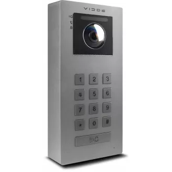 VIDOS IPX S100 panel exterior estación de videoportero IP 2MP 1080p PoE Wi-Fi negro