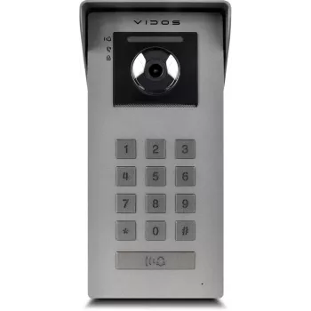 VIDOS IPX S100 panel exterior estación de videoportero IP 2MP 1080p PoE Wi-Fi negro