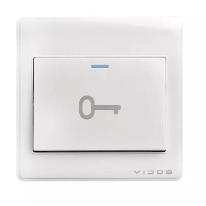 VIDOS OP07 Botón de salida – pulsador de apertura de puerta de acero inoxidable con contactos NO/NC
