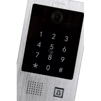 VIDOS S20DA placa exterior de puerta – CMOS de 1/3 de pulgada, 600 TVL, visión nocturna IR, 4 hilos, IP54, plata