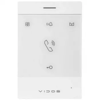 VIDOS U19 terminal de intercomunicación manos libres - blanco