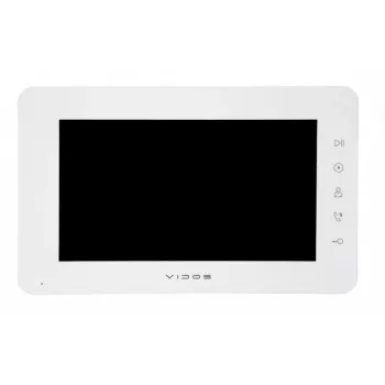 VIDOS X M12W Monitor de videoportero Wi-Fi de 7 pulgadas Blanco