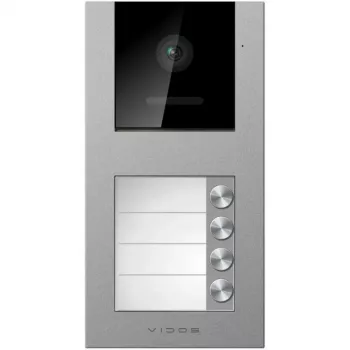 VIDOS X S11-4 panel exterior de 2 hilos estación de puerta digital con cámara 1080p y visión nocturna IR
