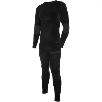 Viking Dante conjunto de ropa interior térmica activa hombre negro-gris 2XL