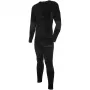 Viking Dante conjunto de ropa interior térmica activa hombre negro-gris 2XL